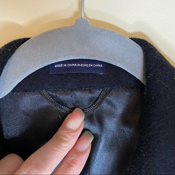 STAFFORD Essentials Wool Blend Single Breast Winter Dress Over Coat 44R - Picture 3 of 13